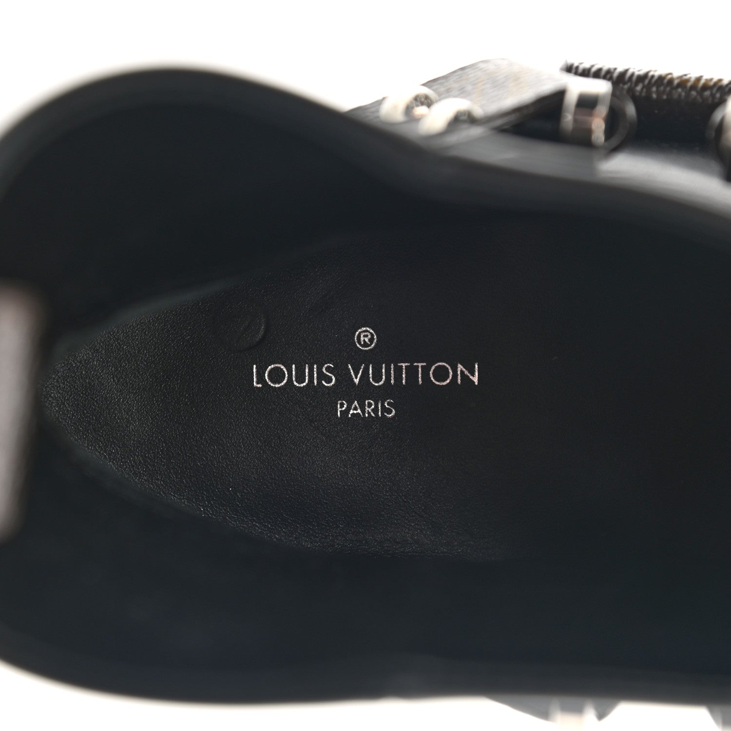 Louis Vuitton Calfskin Monogram Rhapsody Ankle Boots 36.5 Black 7 of 10