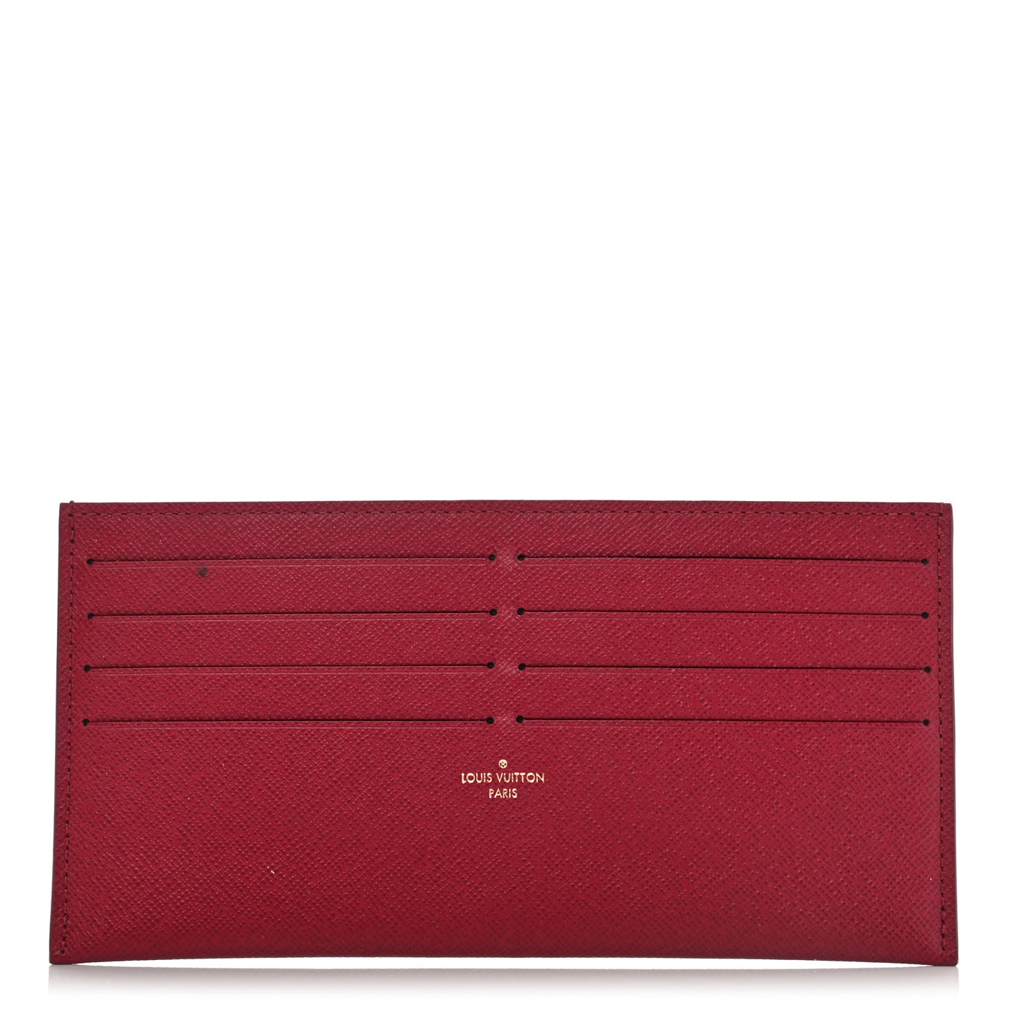 Calfskin Felicie Card Holder Insert Fuchsia