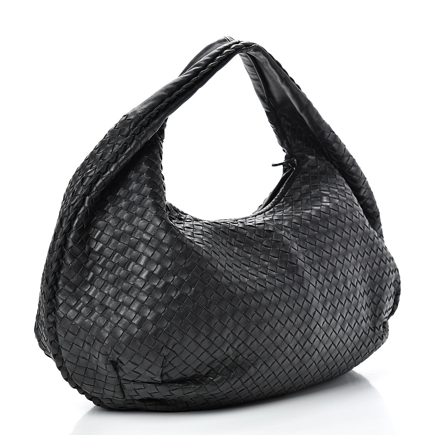 Bottega Veneta Nappa Intrecciato Large Belly Veneta Hobo Black 2 of 15