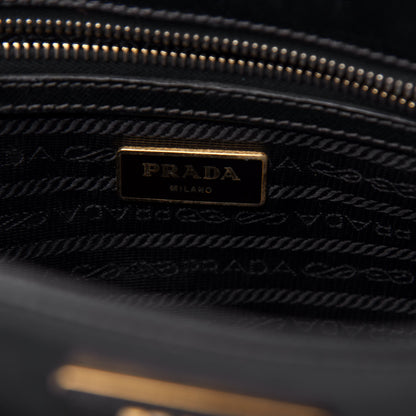 Prada Saffiano Small Galleria Double Zip Tote Black 7 of 11