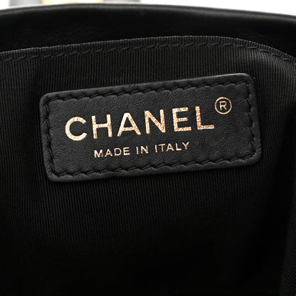 Chanel Calfskin Chevron Quilted Small Urban Spirit Backpack Black 6 of 10
