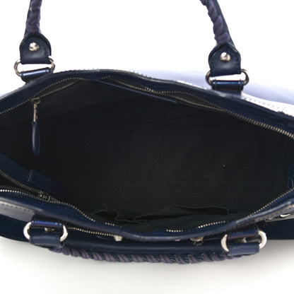 Balenciaga Smooth Calfskin Metallic Patent Giant 12 Silver Hardware City Ultraviolet 6 of 23