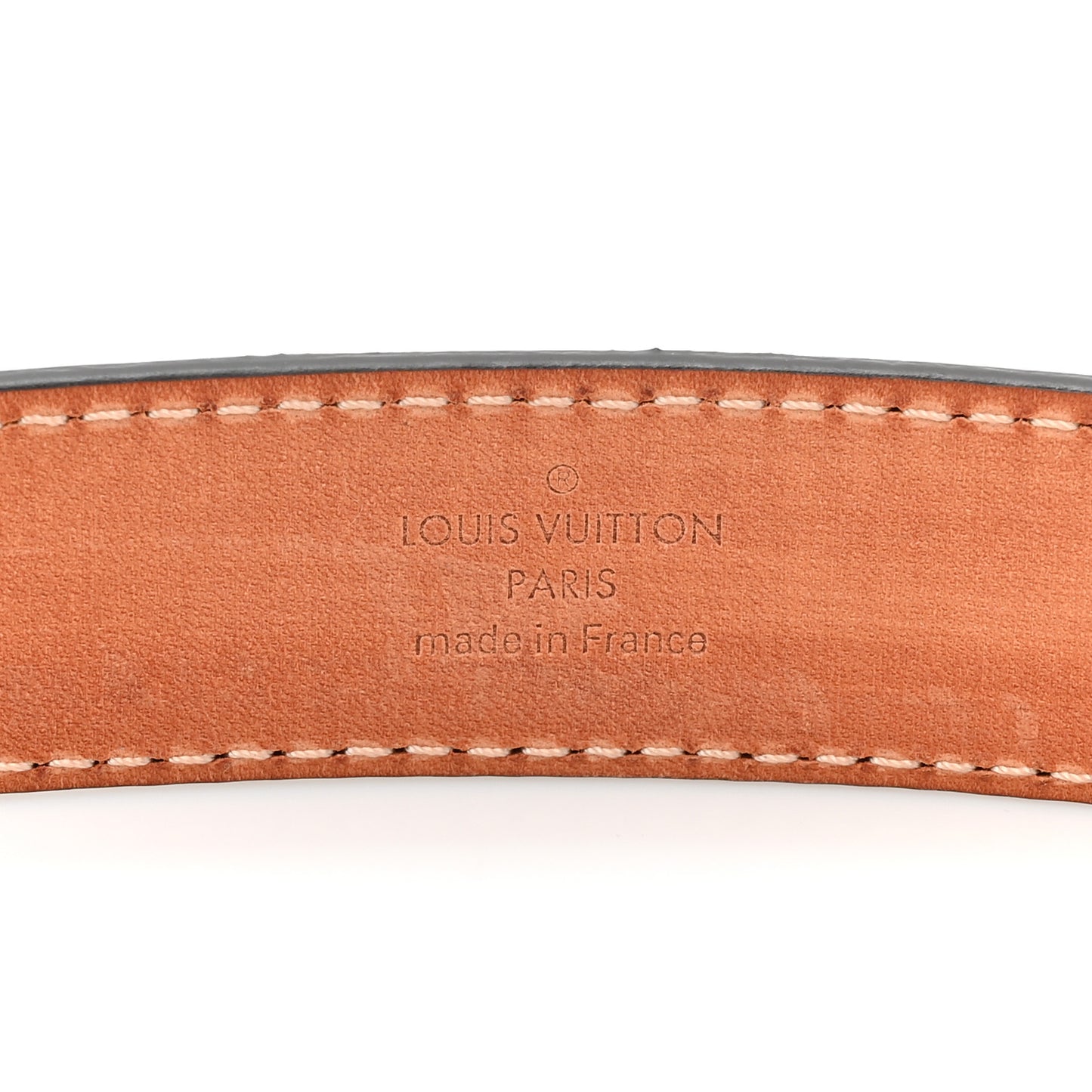 LOUIS VUITTON Mini Monogram 25mm LV Initiales Belt 95 38