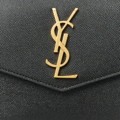 Saint Laurent Grain De Poudre Uptown Pouch Black 8 of 8