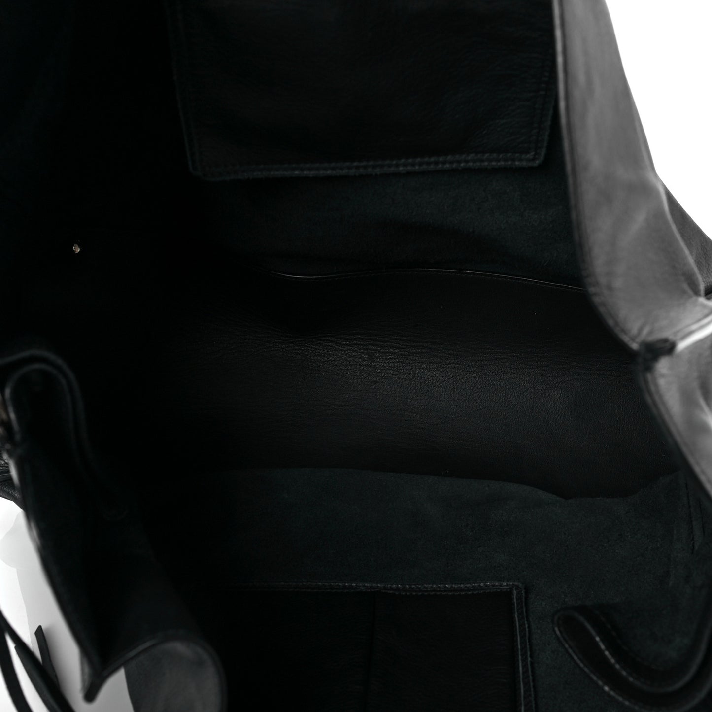 Supple Calfskin Papier A4 Zip Around Tote Black