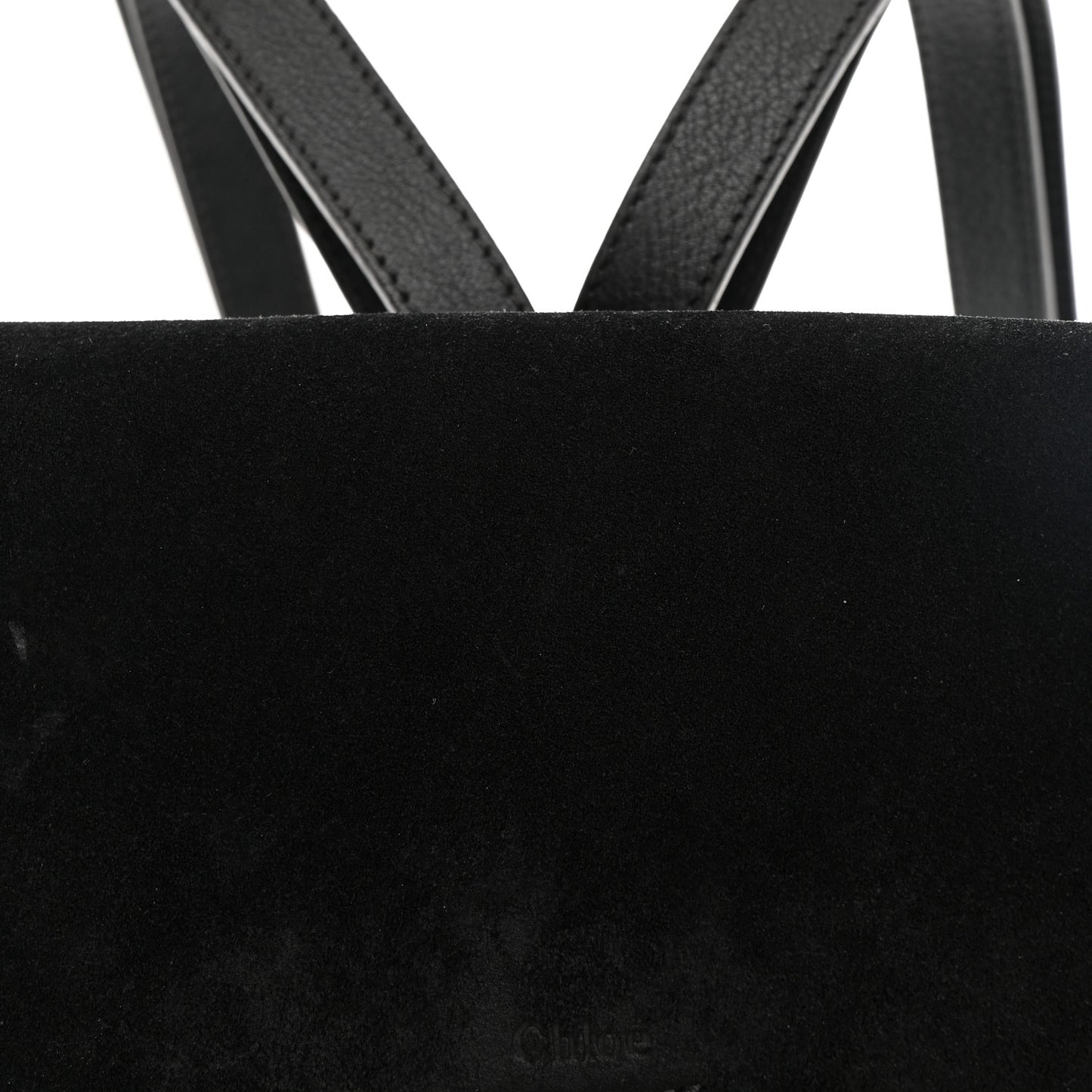 Suede Calfskin Medium Faye Backpack Black Black