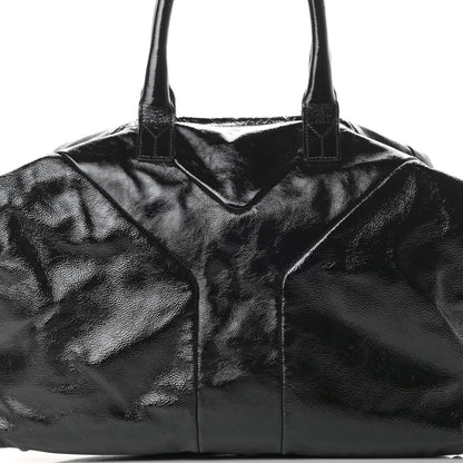 Saint Laurent Textured Patent Medium Easy Y Bag Black 8 of 13