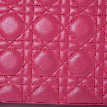 Christian Dior Lambskin Cannage Large Miss Dior Flap Pink 9 of 12