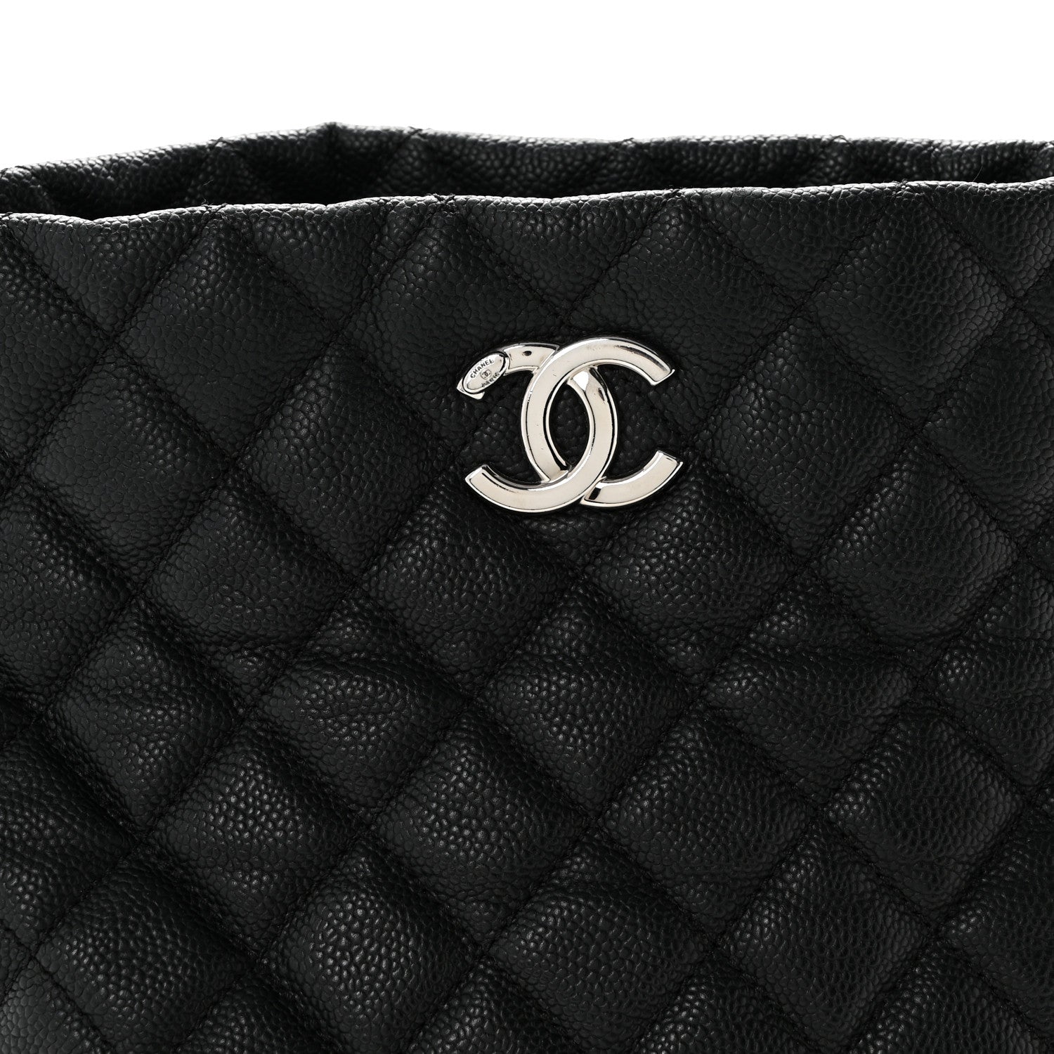 Chanel Caviar Quilted Easy Zip Tote Black 8 of 12