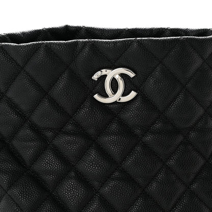 Chanel Caviar Quilted Easy Zip Tote Black 8 of 12