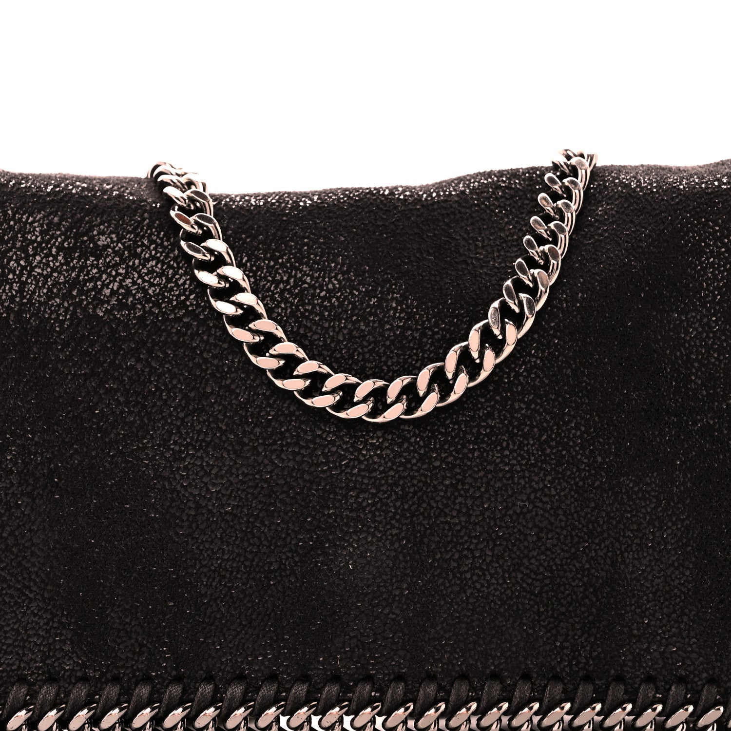 Stella McCartney Shaggy Deer Falabella Crossbody Bag Black 7 of 9