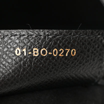 Christian Dior Grained Calfskin Saddle Bag Black 7 of 15