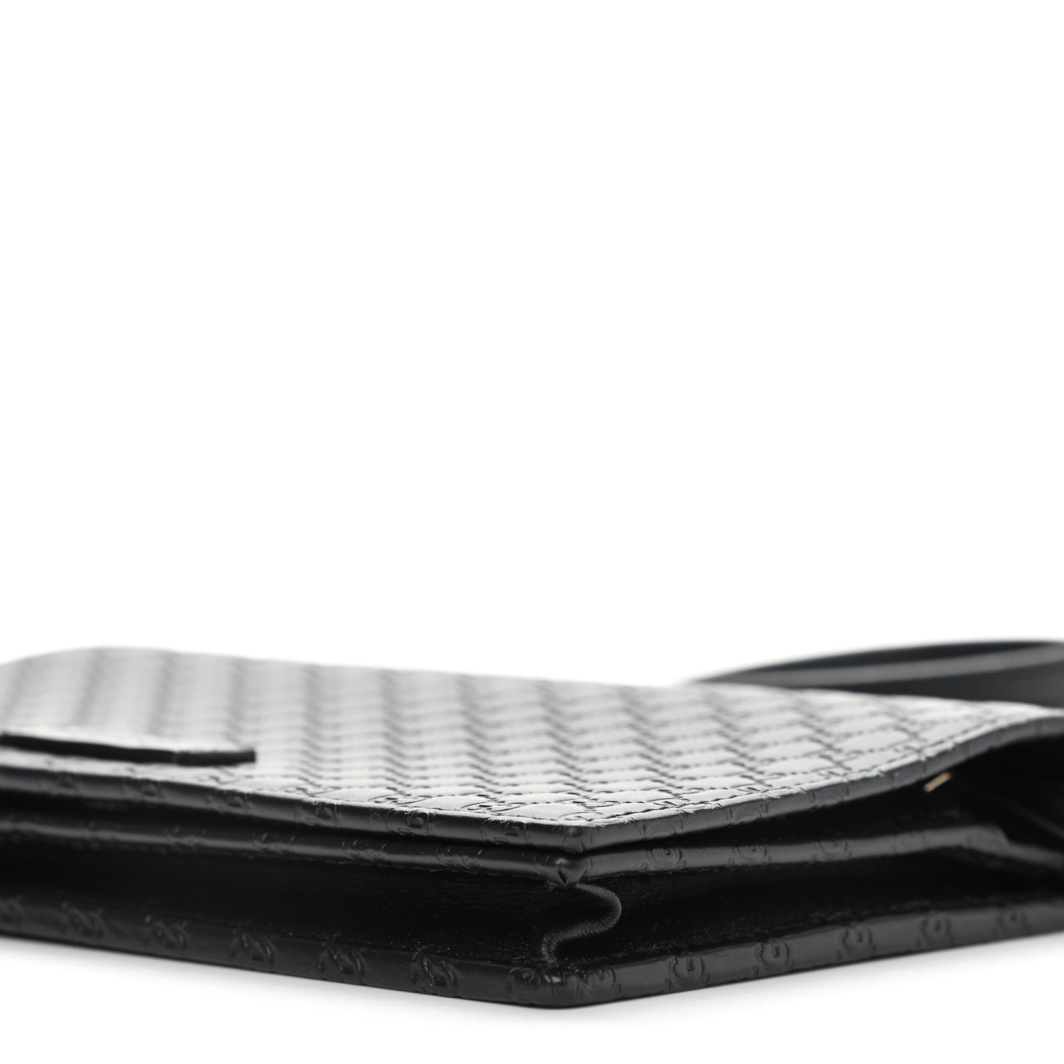 Gucci Microguccissima Crossbody Wallet Black 9 of 10