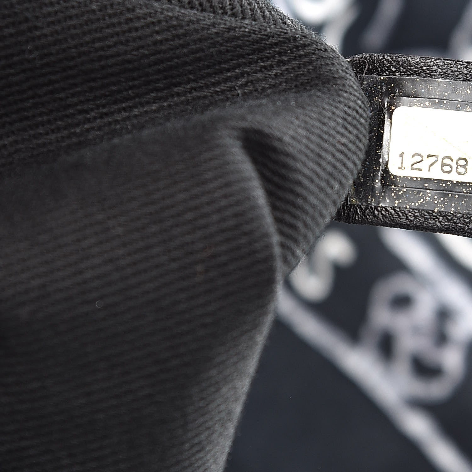 Chanel Cotton Quilted Small Bandana Single Flap Navy 7 of 10