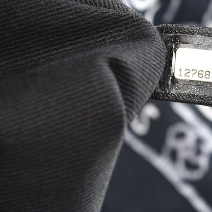 Chanel Cotton Quilted Small Bandana Single Flap Navy 7 of 10