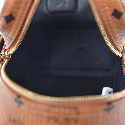 MCM Visetos Side Stud X-Mini Stark Backpack Cognac 5 of 11