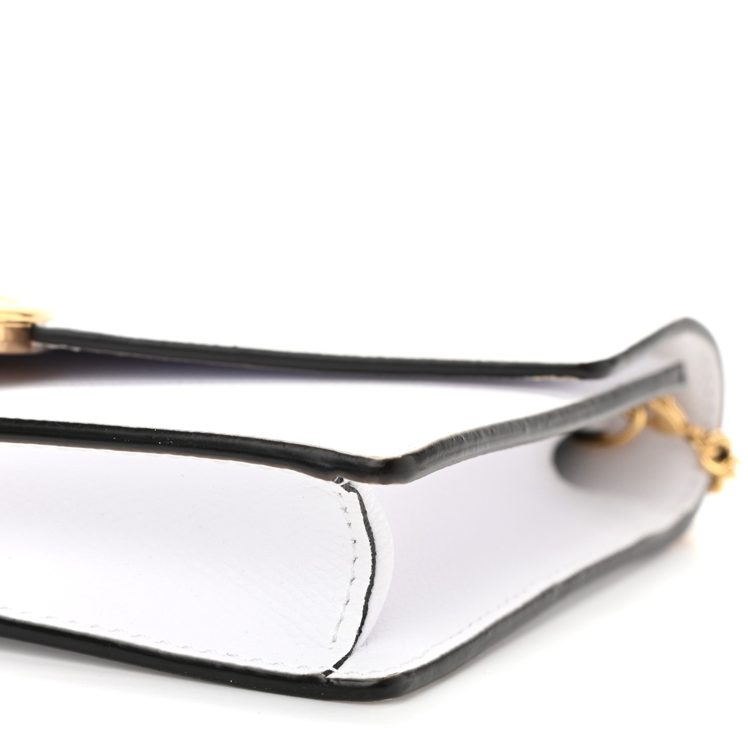 Fendi Vitello Cruise F is Fendi Medium Envelope Wallet on Chain Optical White 10 of 12