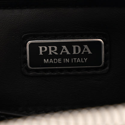 Prada Saffiano Travel Small Brique Crossbody Bag Black 6 of 10