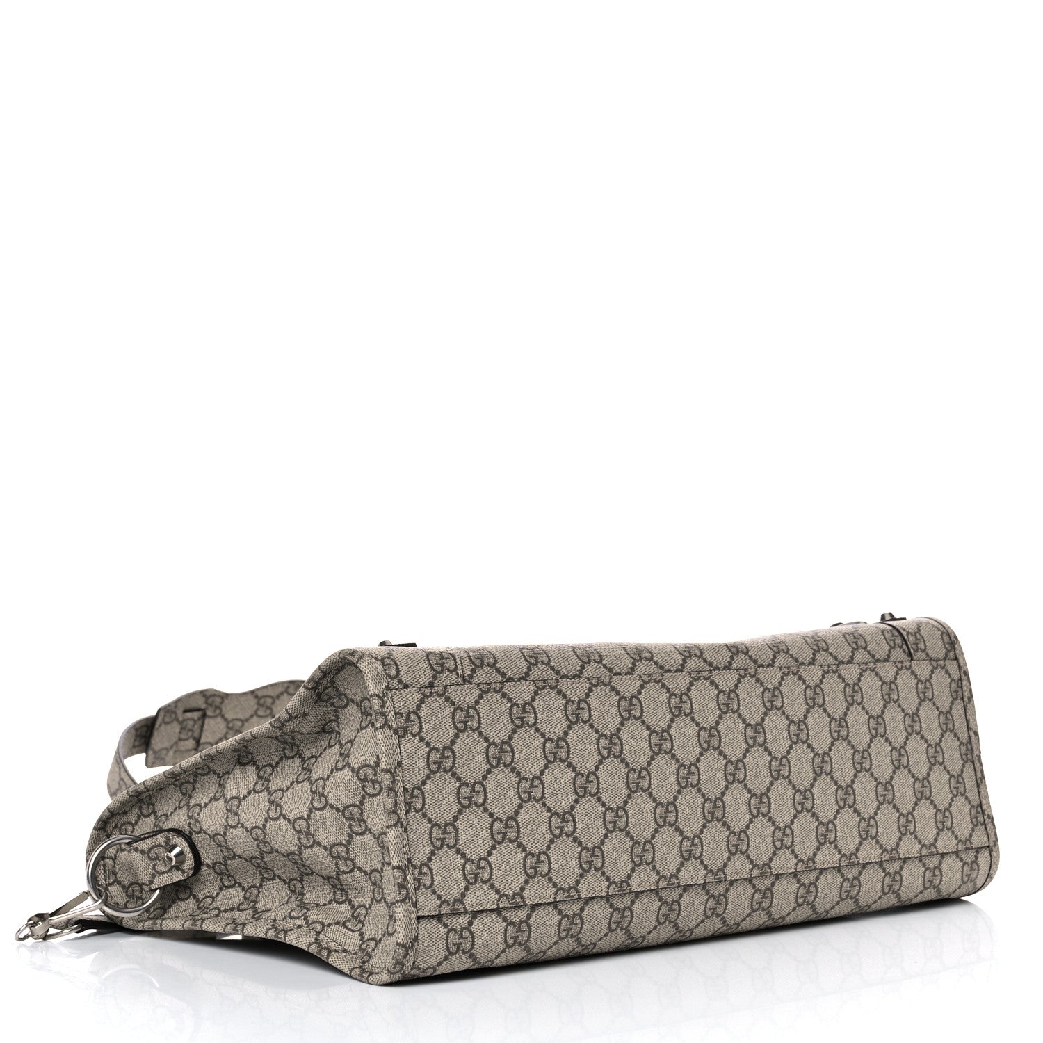 Balenciaga X GUCCI GG Supreme Monogram Neo Classic Silver Hardware City Beige Ebony 4 of 9