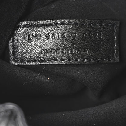 Saint Laurent Calfskin Pac Ruched Hobo Black 7 of 10