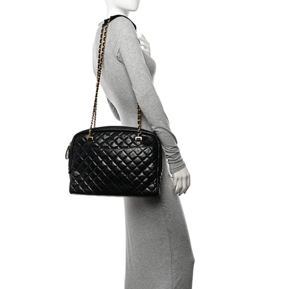Chanel Calfskin Quilted In The Business Camera Bag Black 2 of 15