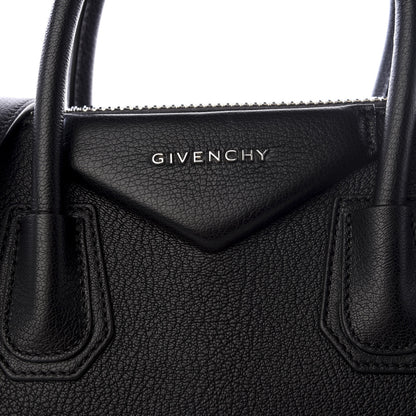Givenchy Sugar Goatskin Striped Small Antigona Black Red 8 of 8