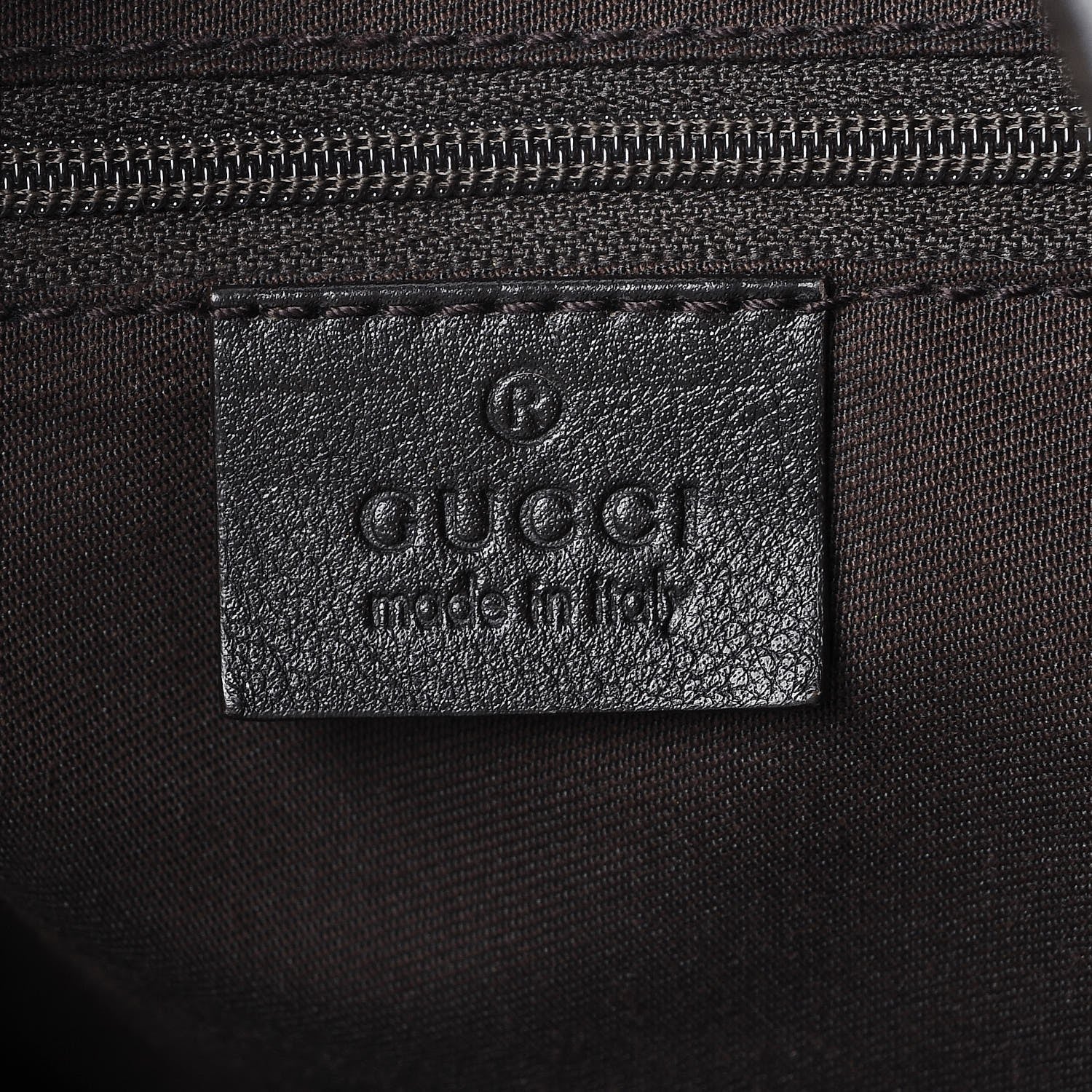 Gucci Monogram Large New Ladies Web Hobo Dark Brown 7 of 7