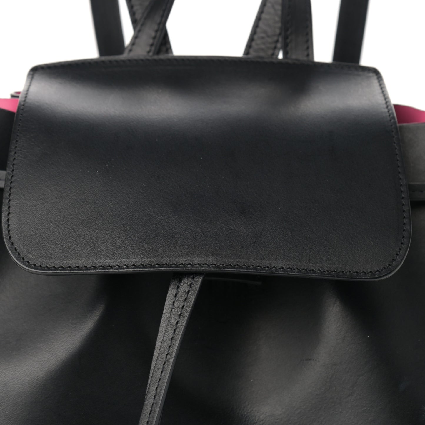 Vegetable Tanned Calfskin Backpack Black Dolly