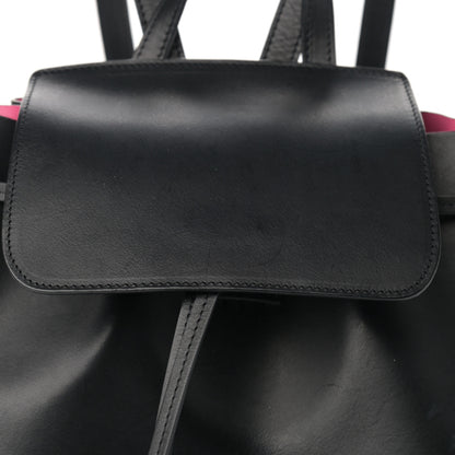 Mansur Gavriel Vegetable Tanned Calfskin Backpack Black Dolly 7 of 10