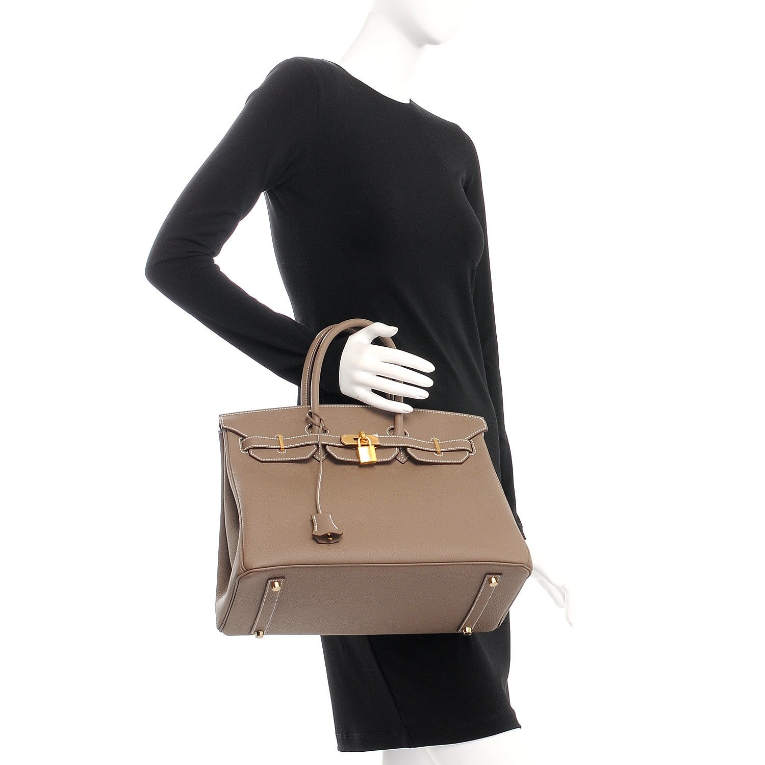 Hermes Togo Birkin 35 Etoupe 2 of 29
