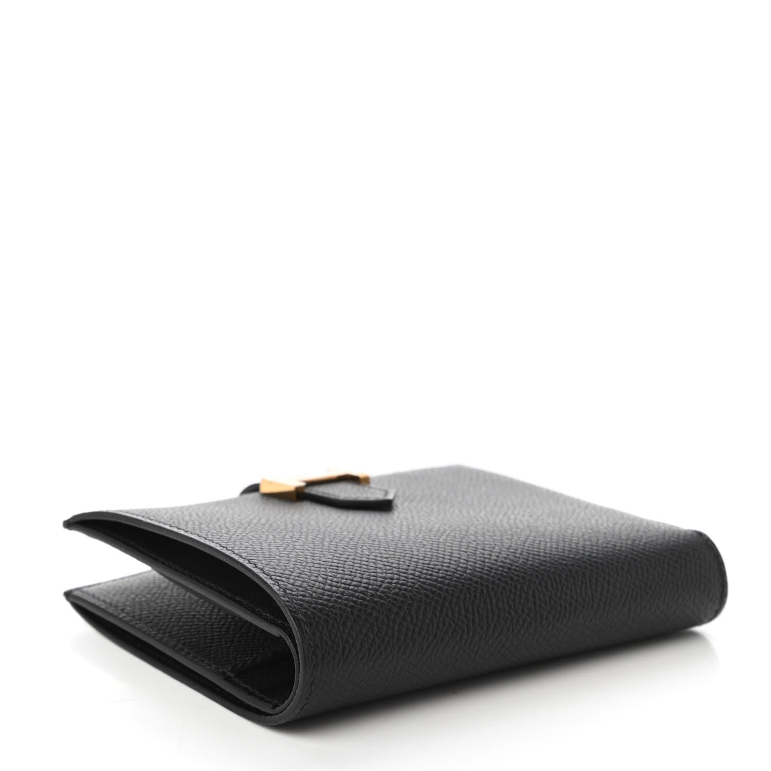 Hermes Epsom Bearn Compact Wallet Black 4 of 10
