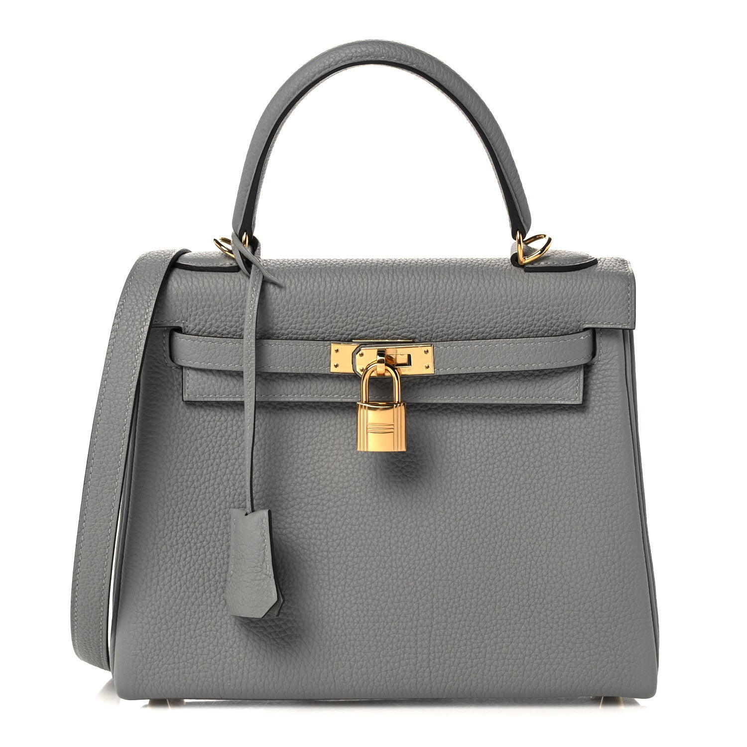 Hermes Togo Kelly Retourne 25 Gris Mouette 1 of 38