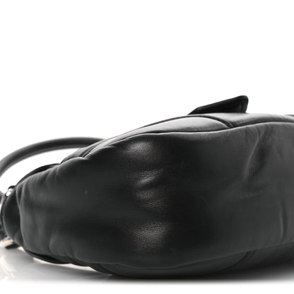Prada Nappa Soft Padded Re-Edition 2002 Moon Bag Black 9 of 15