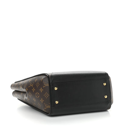 Louis Vuitton Calfskin Monogram Kimono Tote Black 4 of 11