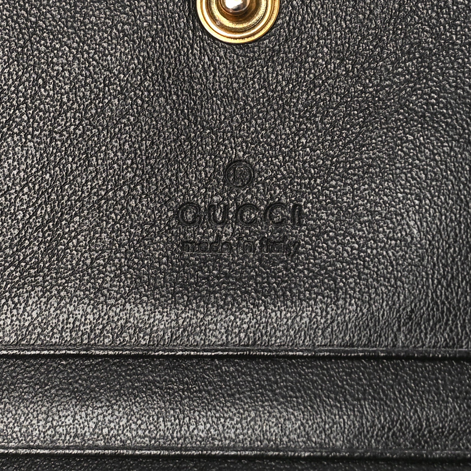 Gucci Calfskin Matelasse GG Marmont Card Case Wallet Black 6 of 9
