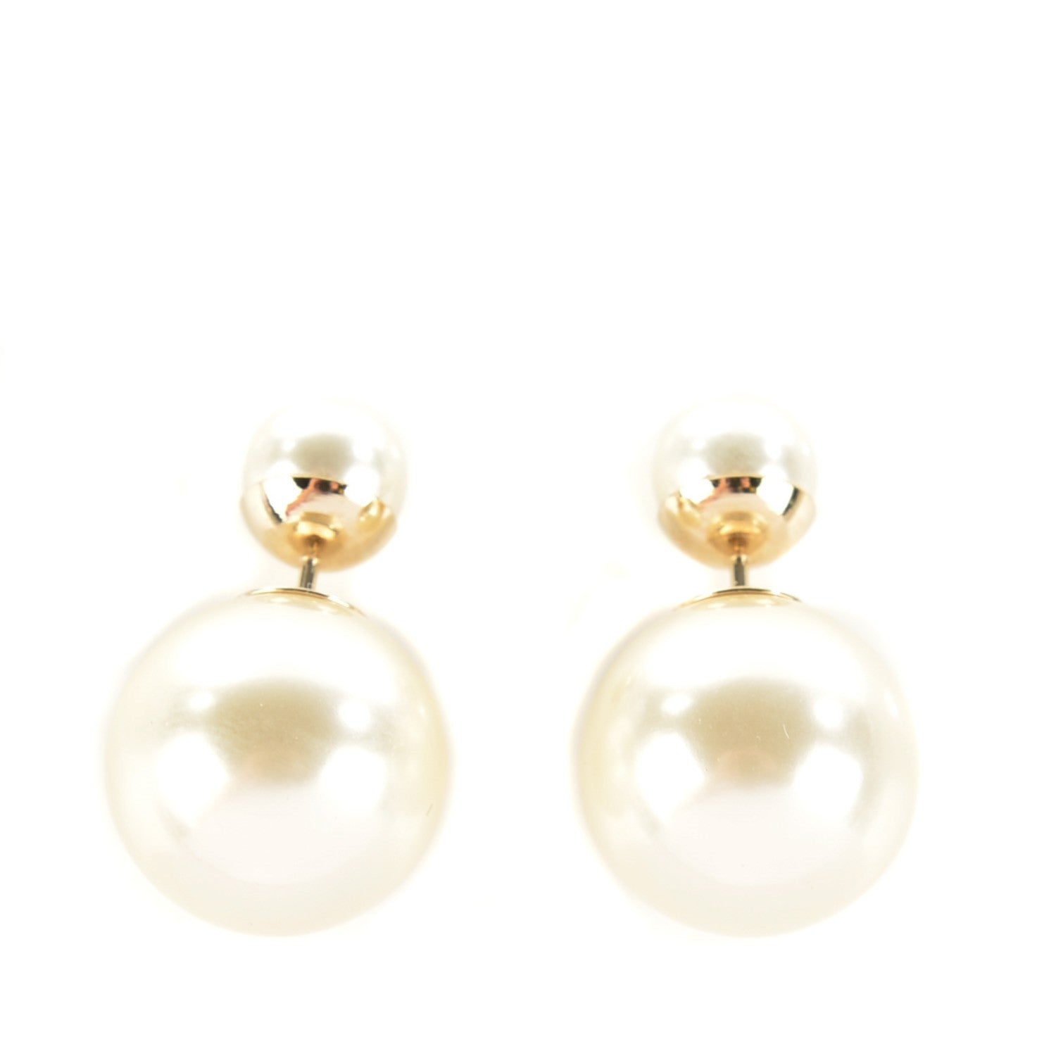 Christian Dior Pearl Mise En Dior Tribal Earrings 1 of 6