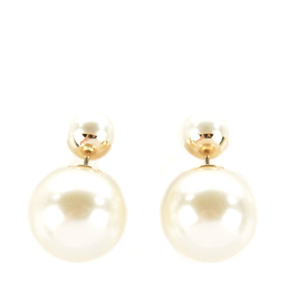 Christian Dior Pearl Mise En Dior Tribal Earrings 1 of 6