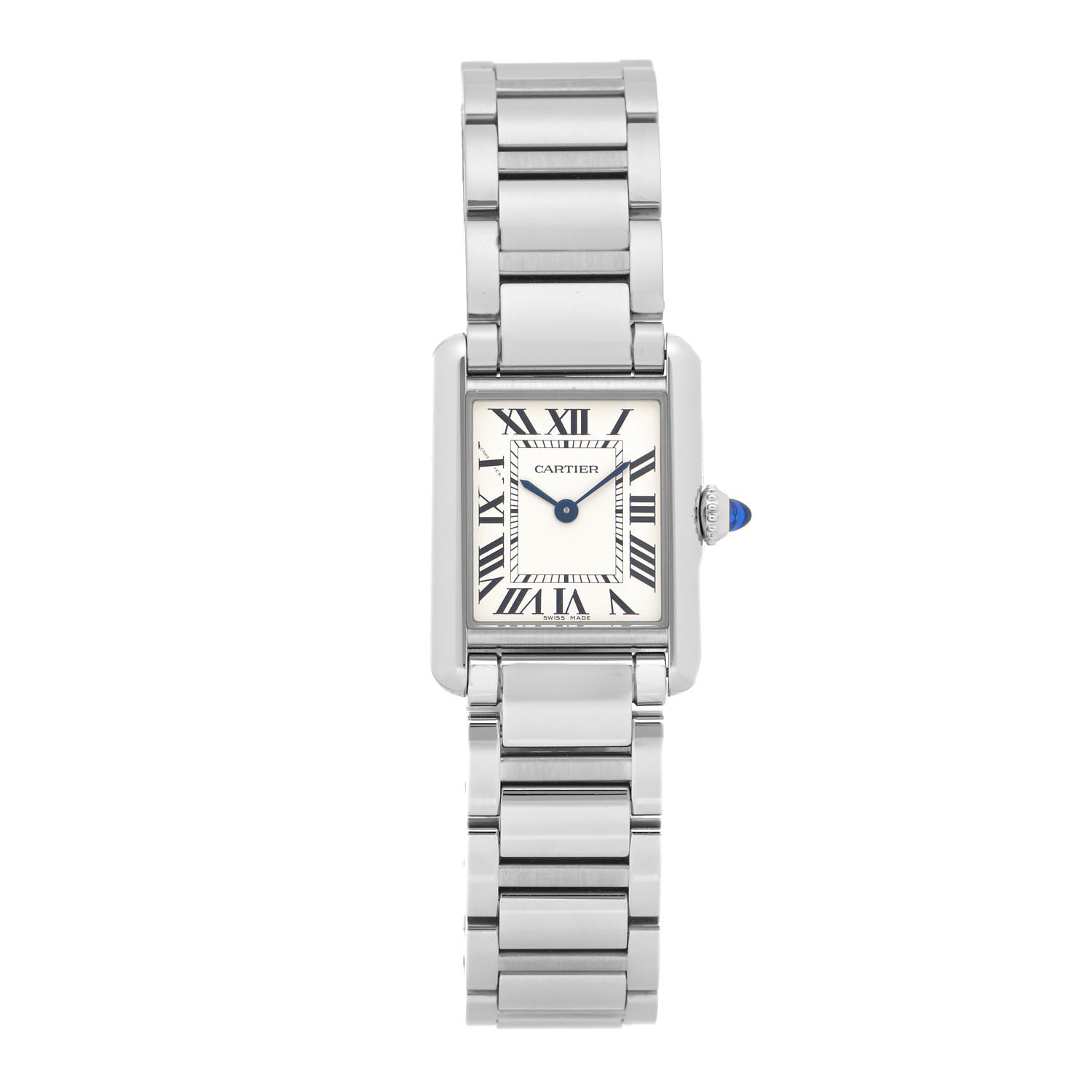 Cartier Stainless Steel 22mm Tank Must Quartz Watch 1 of 5