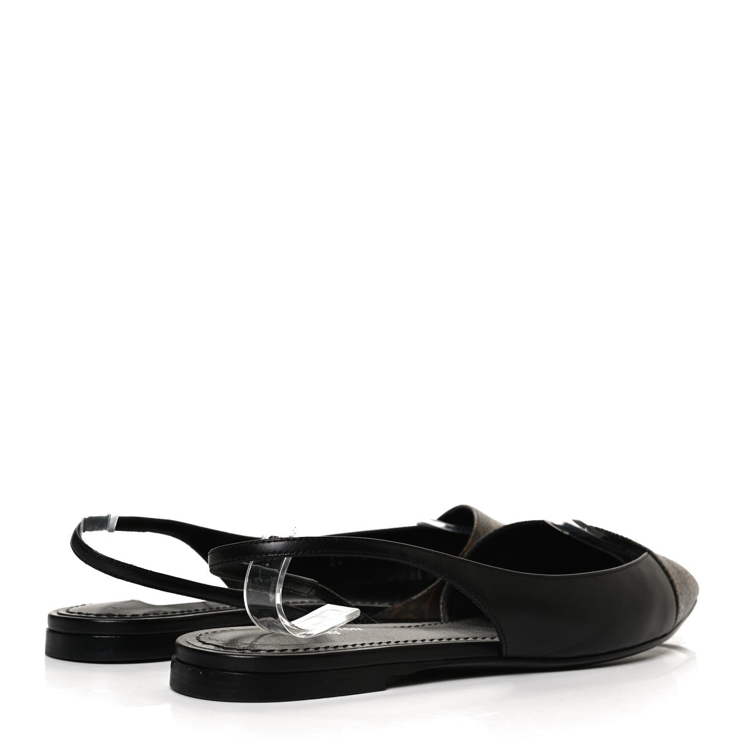 Louis Vuitton Patent Monogram Cherie Slingback Ballerina Flats 37.5 4 of 11