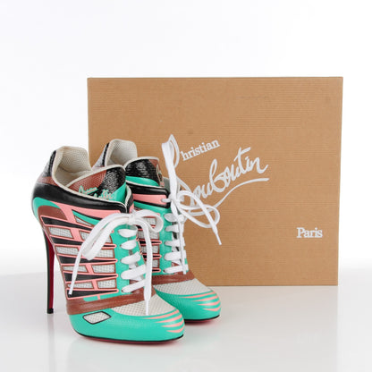 Christian Louboutin Kid Jazz Calfskin Boltina 120 Booties 38 Opaline Cuoio 7 of 7