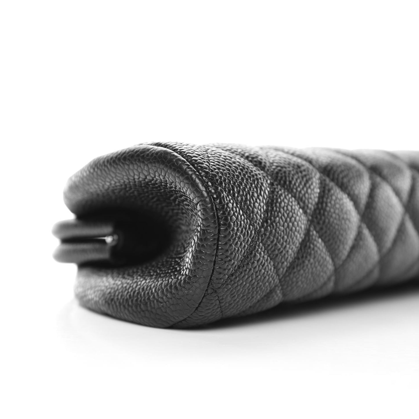 Caviar Quilted Timeless Clutch Black