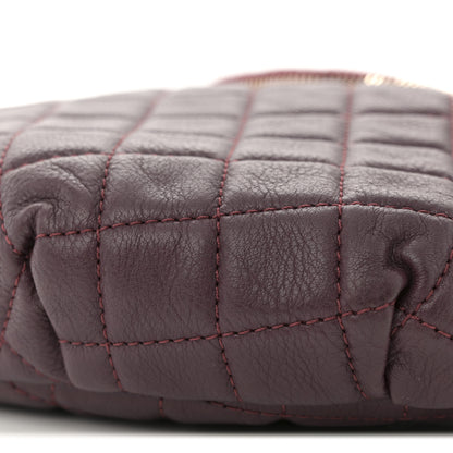 Chanel Calfskin Quilted Banane Waist Bag Fanny Pack Burgundy 9 of 9