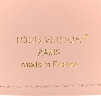 Louis Vuitton Empreinte Monogram Giant Victorine Wallet Rose Trianon Creme 7 of 8
