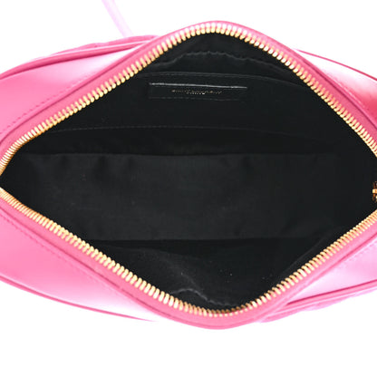 Saint Laurent Suede Matelasse Monogram Lou Camera Bag Rose 5 of 13