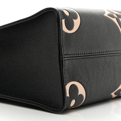 Louis Vuitton Empreinte Monogram Giant Onthego PM Black Beige 8 of 9
