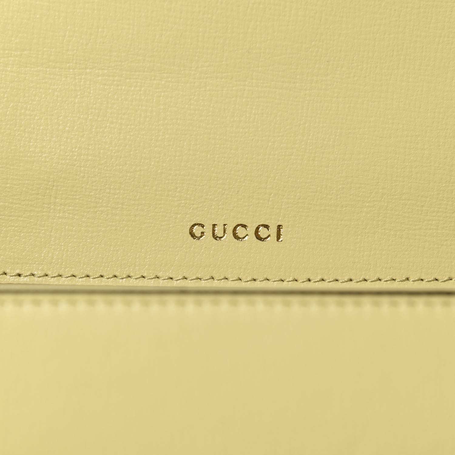 Gucci Textured Calfskin Medium Torchon GG Ring Shoulder Bag Butter 9 of 12