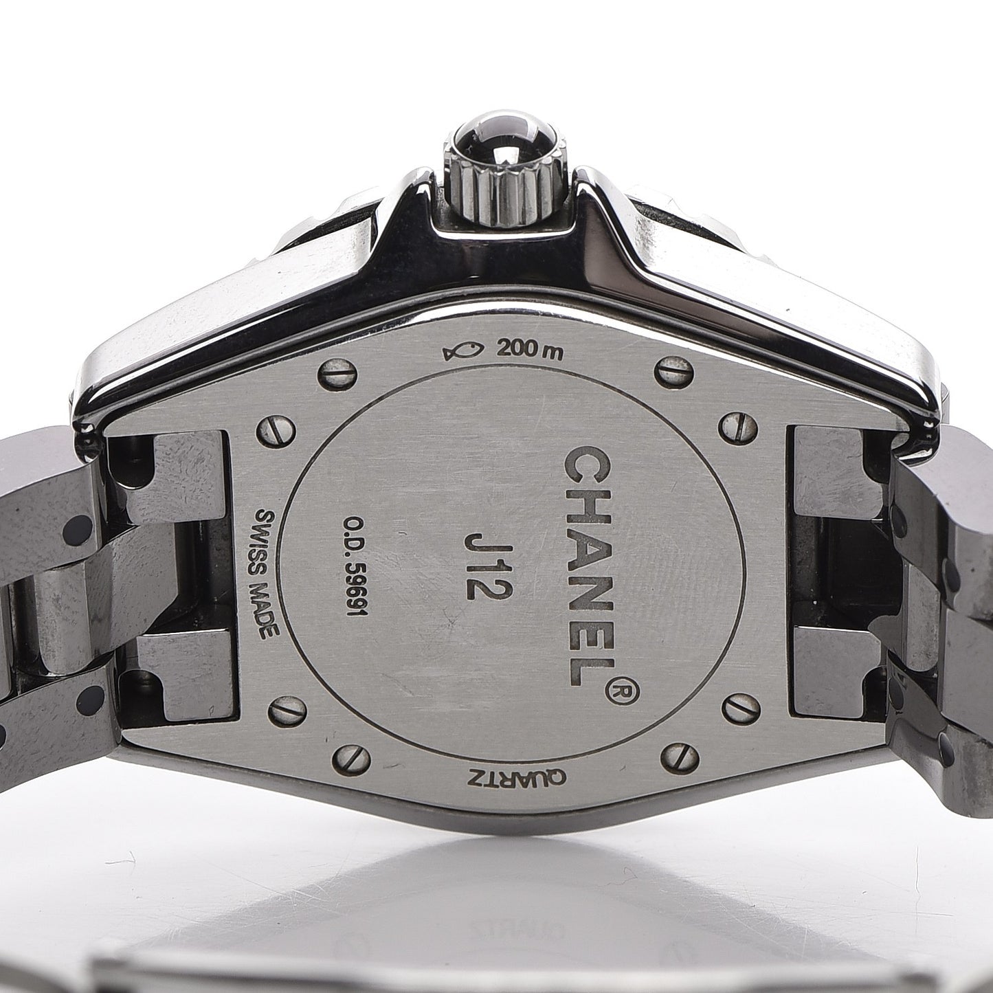 Titanium Ceramic Diamond 33mm J12 Quartz Watch
