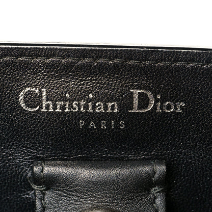 Christian Dior Smooth Calfskin Tri-Color Diorissimo Pocket Tote Black Blue Red 6 of 11