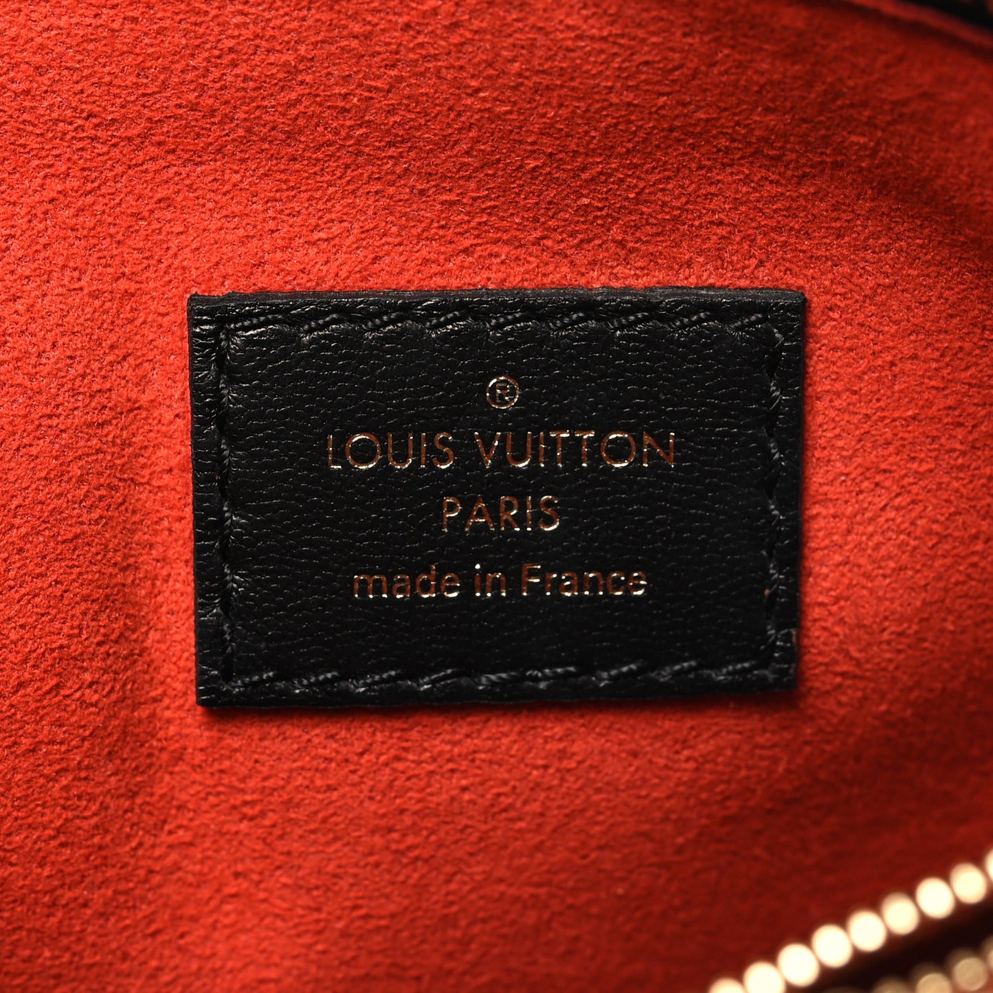 Lambskin Embossed Monogram Coussin BB Black