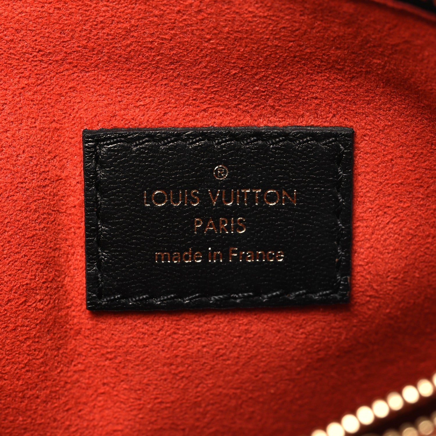 Louis Vuitton Lambskin Embossed Monogram Coussin BB Black 8 of 12